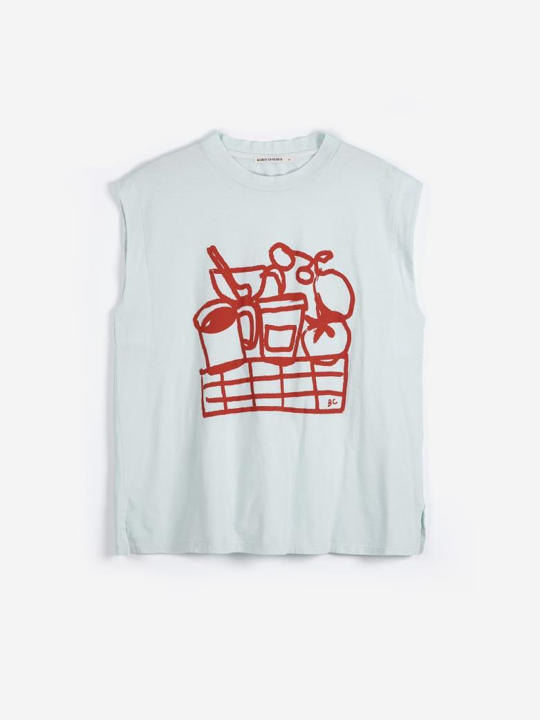 Bobo Choses Cookery Festival Sleeveless T-shirt Damen hellblau